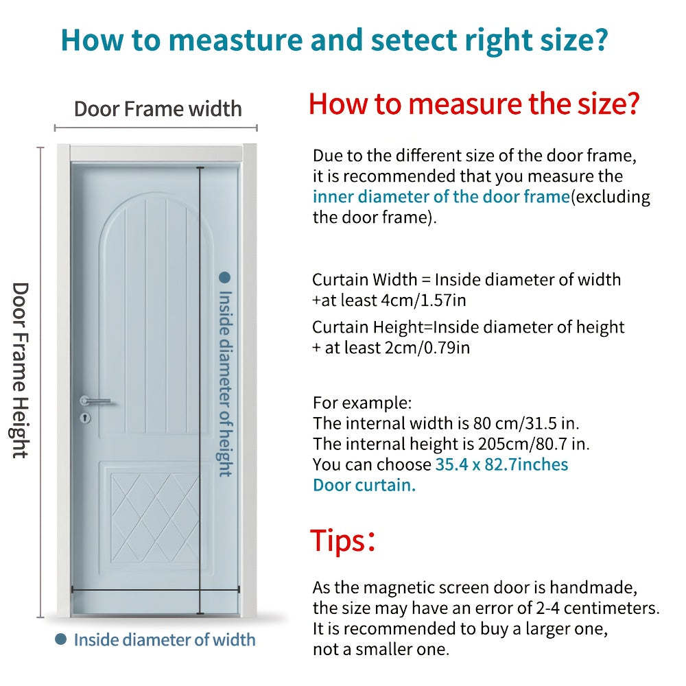 Magnetic Mosquito Screen Curtain for Hands-Free Door Protection - Euroselle