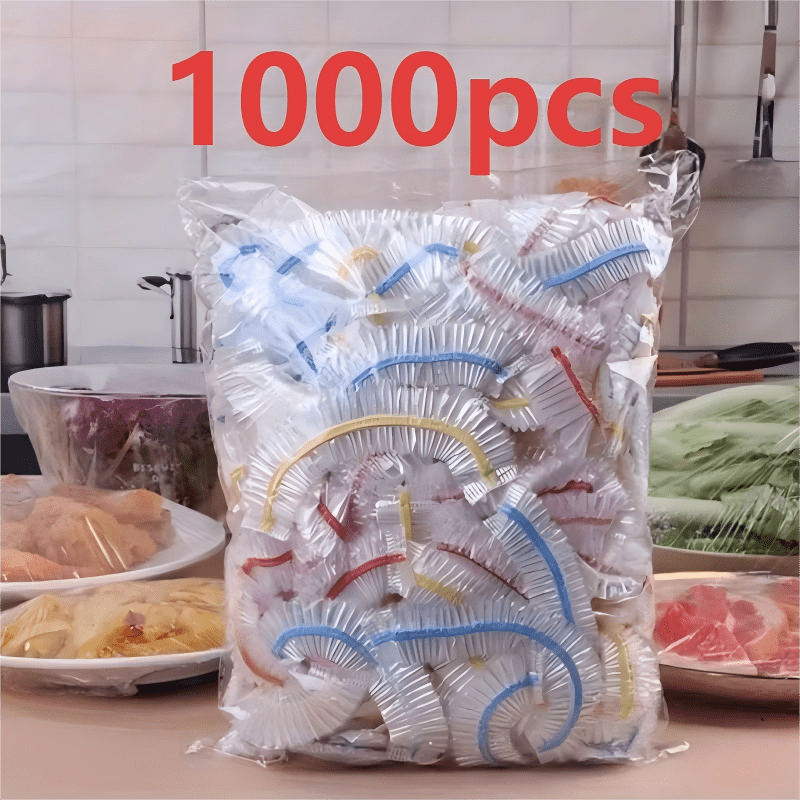 1000er-Pack dehnbare PE-Abdeckungen für Teller und Schüsseln