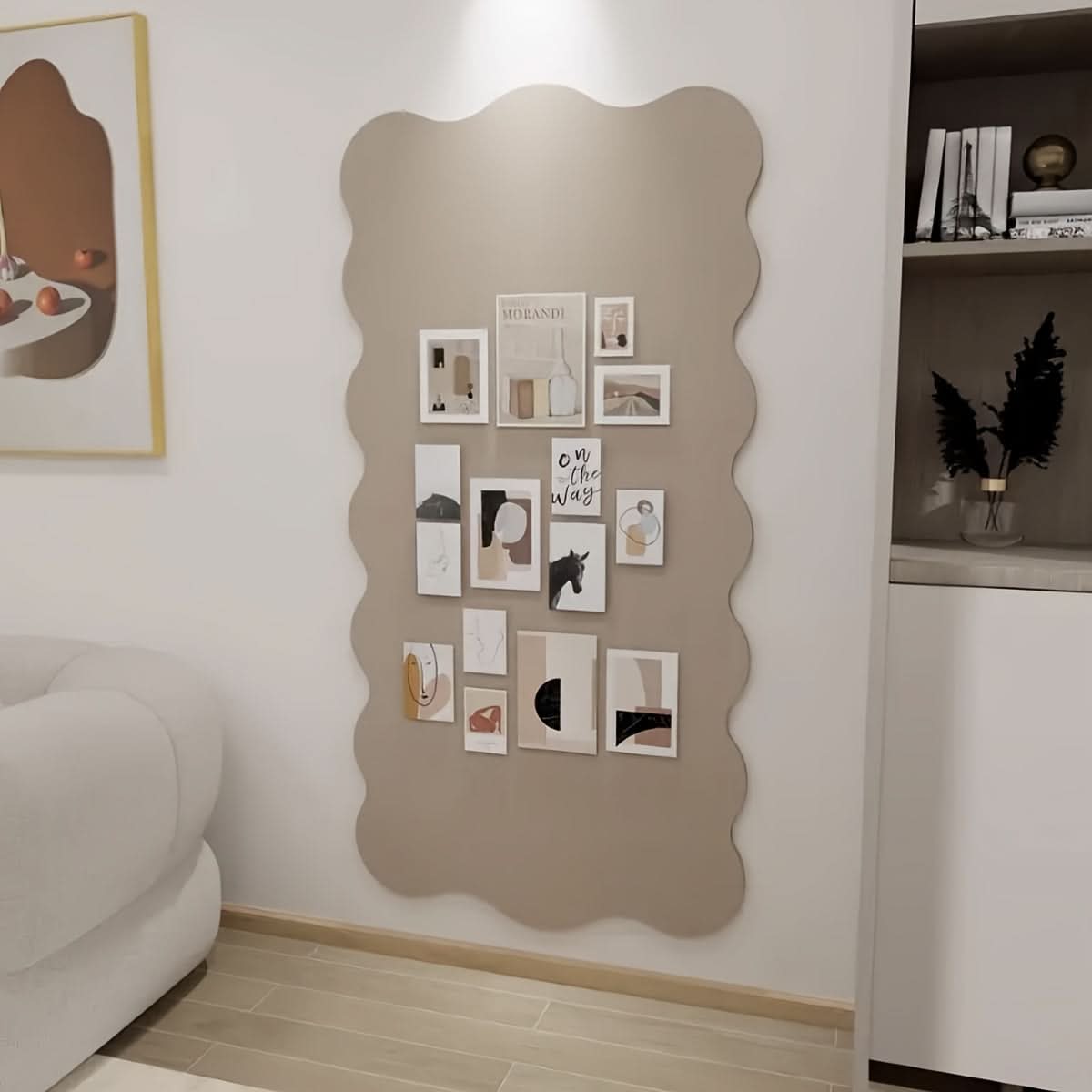 Filcowa tablica korkowa 24×47 in — organizer ścienny i pinezki