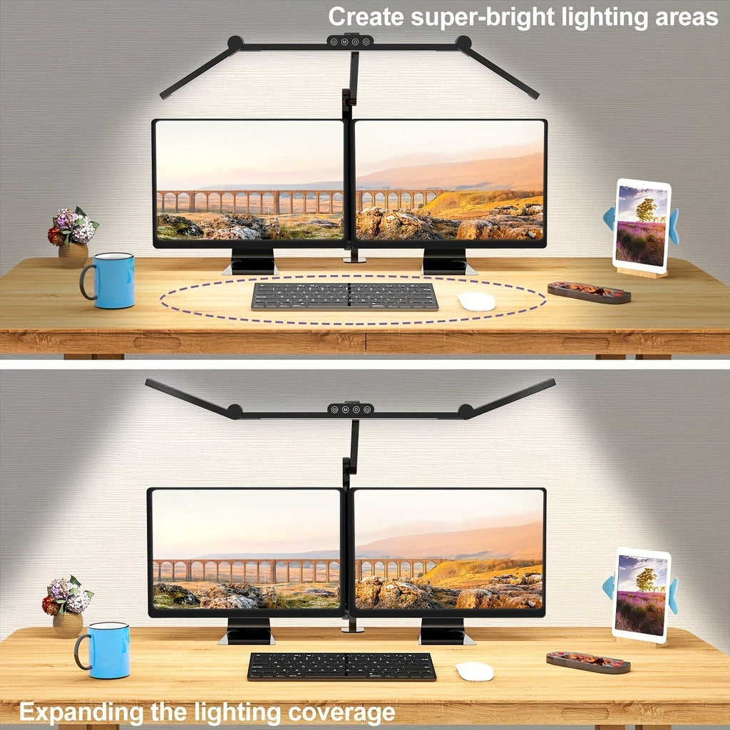 Three-Head Clampable LED Desk Lamp - Euroselle