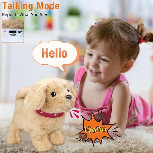 Cuddle Pup Interactive Plush Dog — Lifelike Animated Design