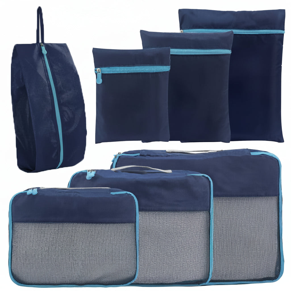 Portable 7pcs Suitcase Organizing Bag Set for Travel - Euroselle
