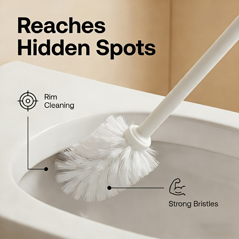 European Style Toilet Cleaning Brush Set with Storage Bin - Euroselle