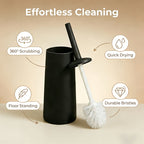 European Style Toilet Cleaning Brush Set with Storage Bin - Euroselle