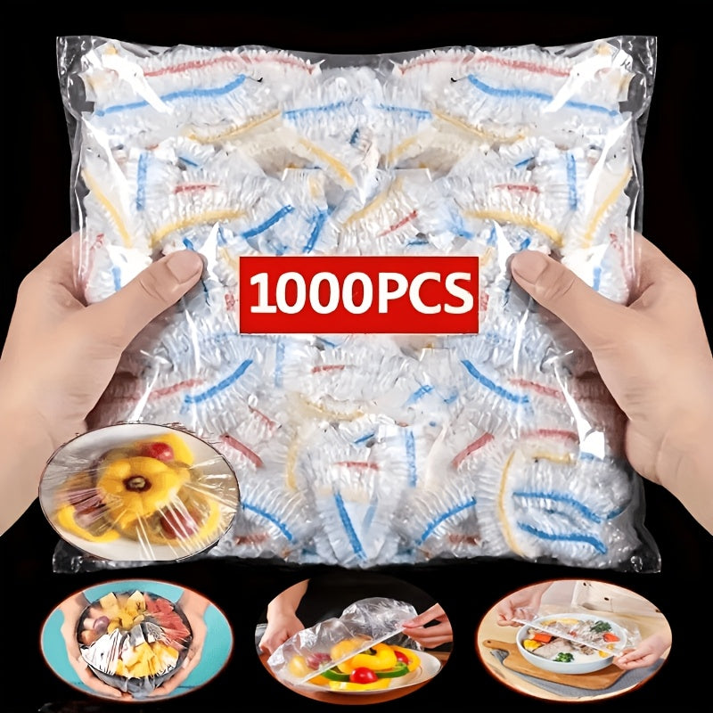 1000er-Pack dehnbare PE-Abdeckungen für Teller und Schüsseln