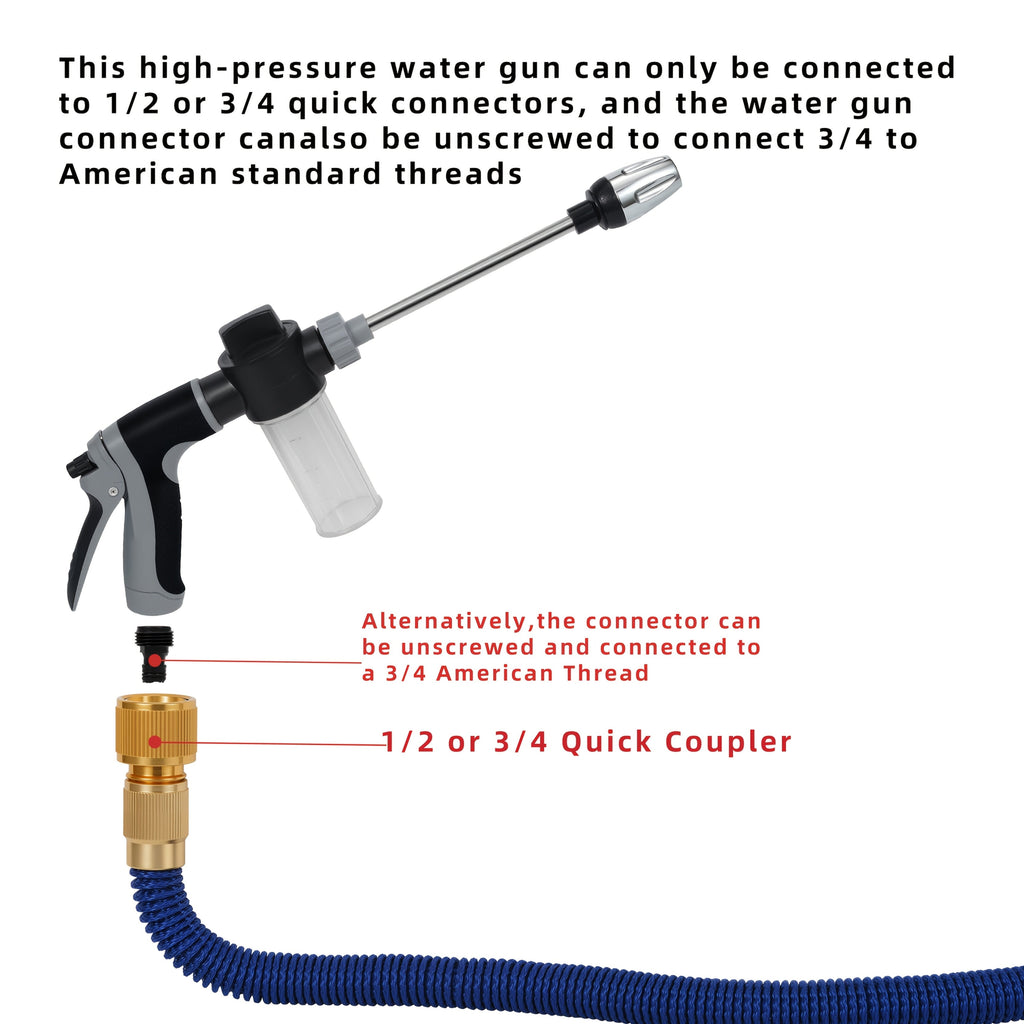 High-Pressure Garden & Car Wash Spray Gun - Euroselle