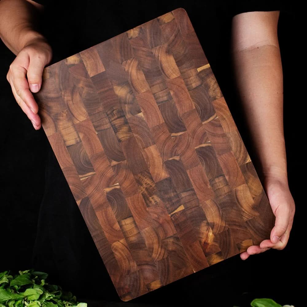 EverWood Acacia Wood Chopping Board — Antibacterial, Moisture Resistant Surface, Elegant and Durable