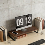 Foldable Wooden Laptop & Tablet Holder with Ergonomic Desk Design - Euroselle