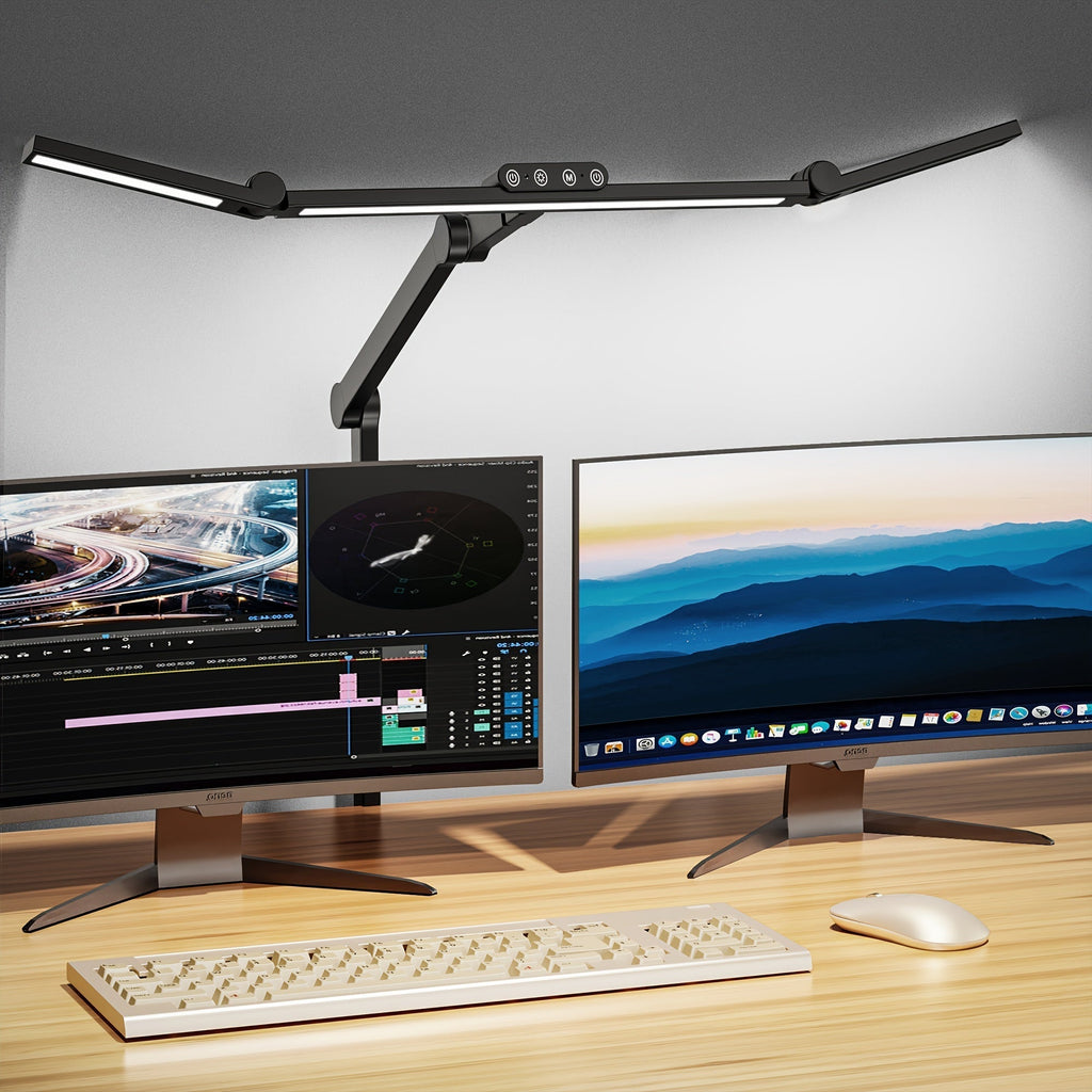 Three-Head Clampable LED Desk Lamp - Euroselle