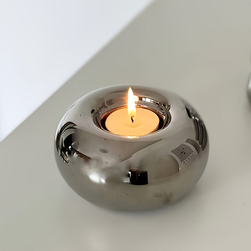 Modern Ceramic Tea Light Holder - Euroselle