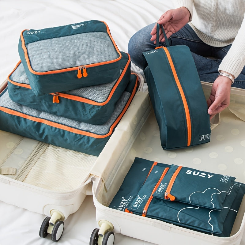Portable 7pcs Suitcase Organizing Bag Set for Travel - Euroselle