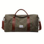 Large Capacity Vintage Washed Travel Duffel Bag Multi-Purpose Organizer - Euroselle