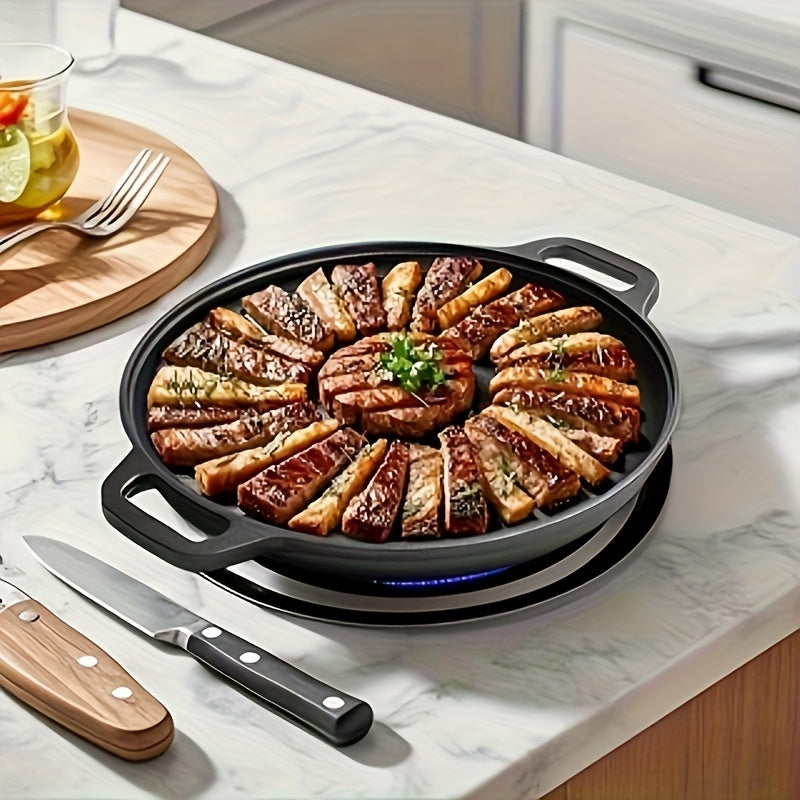 Cast Iron Griddle Skillet for Even Heat & Multi Cooking - Euroselle