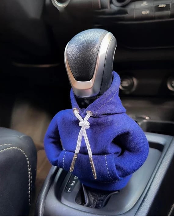 Mini-hoodiehoes voor de versnellingspook, voor handgeschakelde en automatische auto's