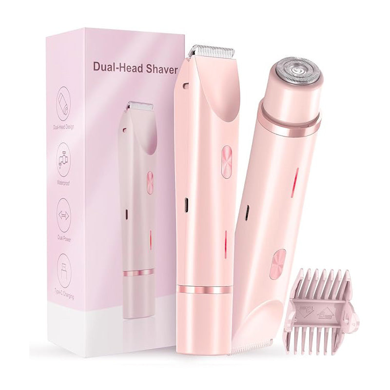 充电式双头修剪器 - IPX7级防水，USB-C快速充电
