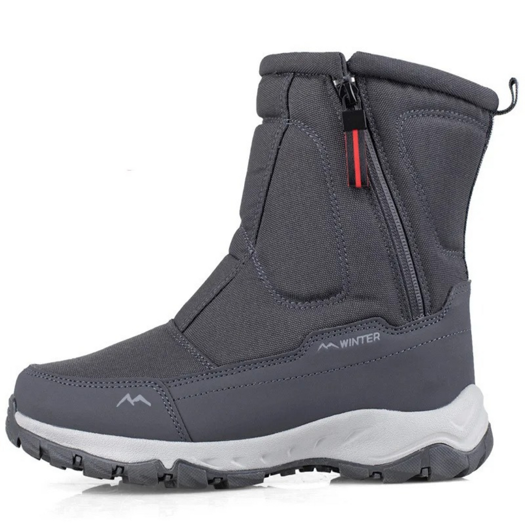 Women's Insulated Waterproof Snow Boots — Plush Lining, Slip-Resistant