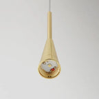 Elara Gold Teardrop Pendant Light