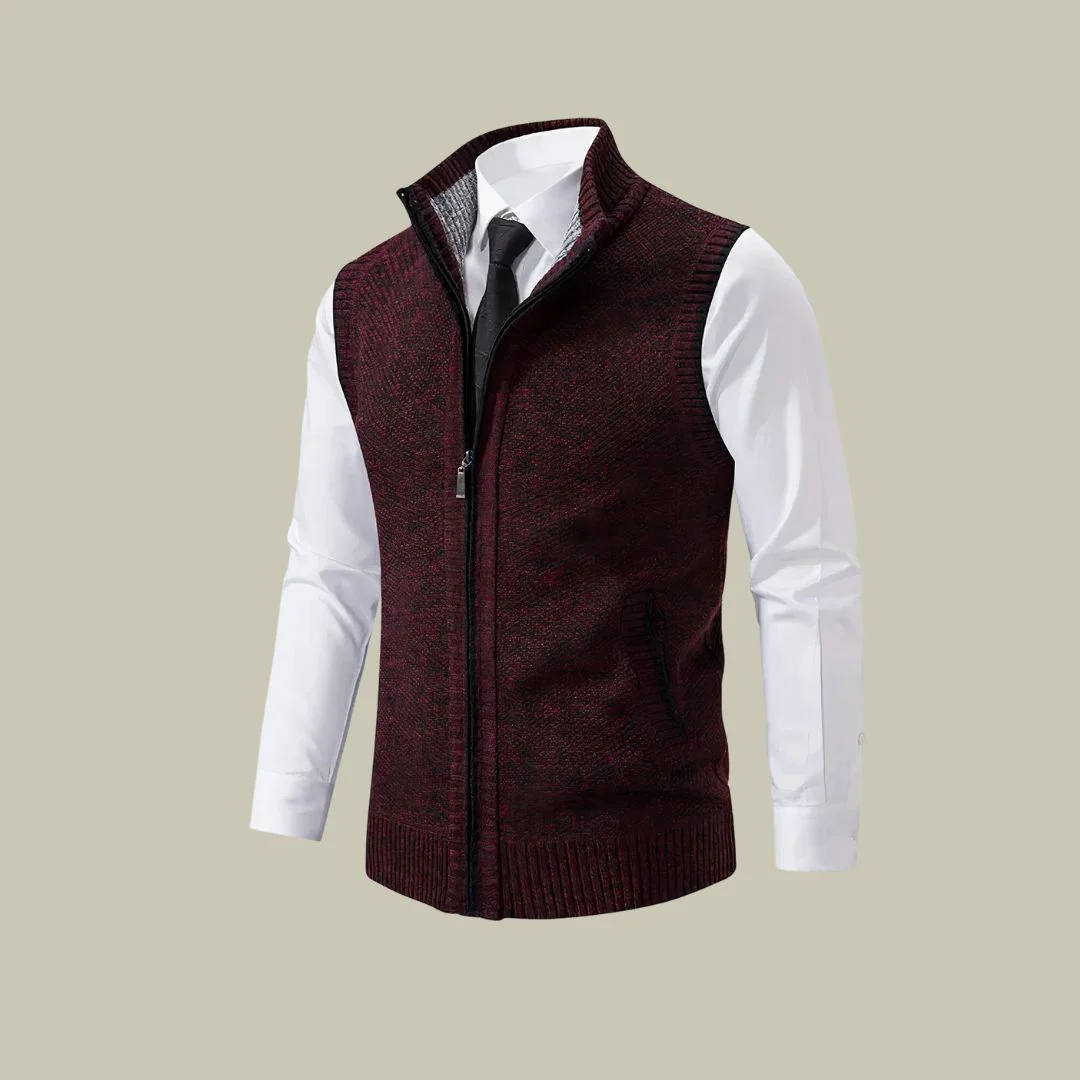Gilet zippé léger et isolant pour homme – coupe ajustée