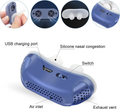 Dispositif nasal anti-ronflement - clips d’oreilles en silicone rechargeables par USB