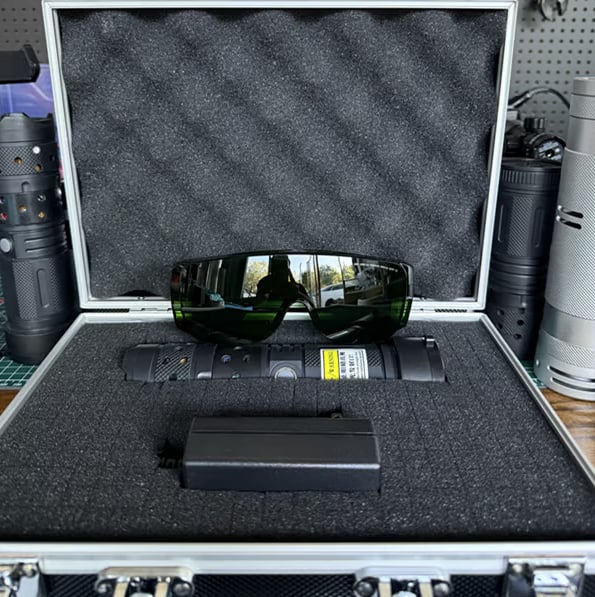 120W High-Power Infrared Laser Illuminator — 10x Beam Expander