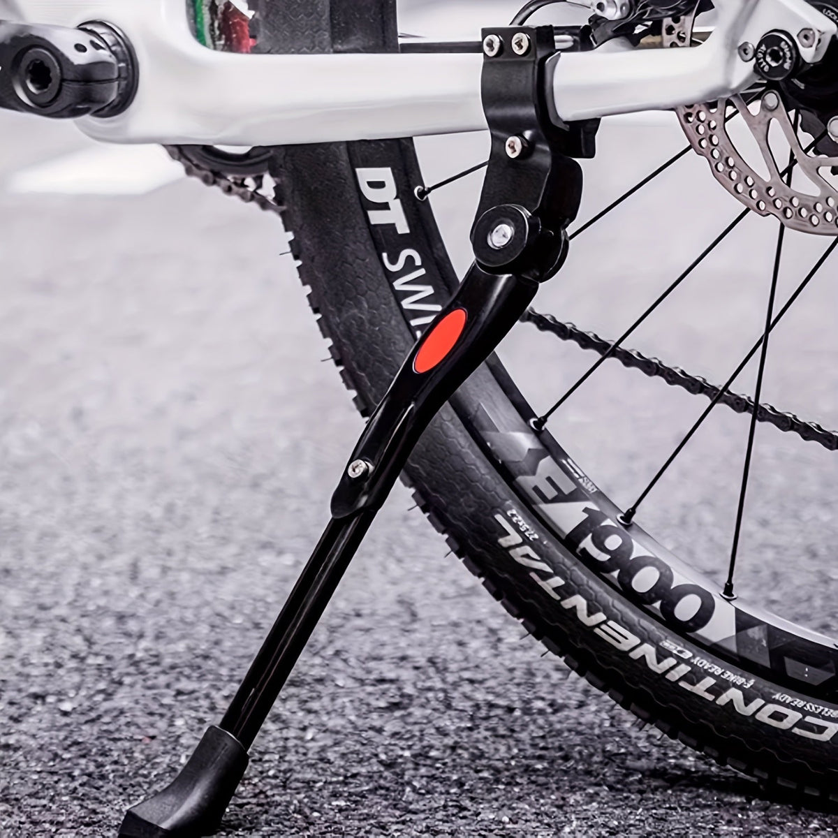 Verstellbarer Fahrradständer, 12.9-14.9 Inches, Seitenständer aus Aluminium für Rennräder, Hybridräder, Pendlerräder und E-Bikes, universell passend und leicht