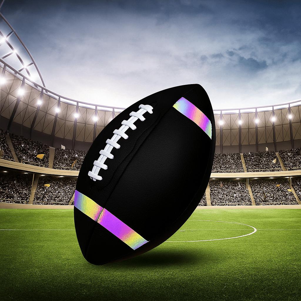 PulseGrip piłka do rugby rozmiar 9 — profesjonalny chwyt, powłoka z imitacji skóry PU, faktura plastra miodu
