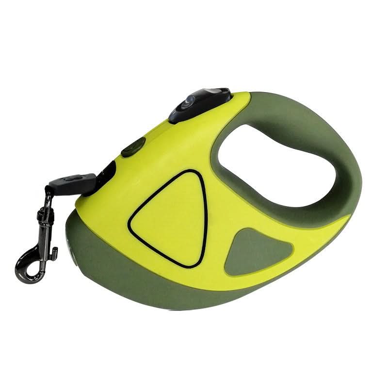 LuminaGrip Automatic Dog Leash — Built-In LED Light, Anti-Slip Handle
