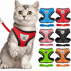 Reflective Pet Vest with Leash for Dogs and Cats - Euroselle