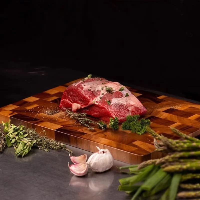 EverWood Acacia Wood Chopping Board — Antibacterial, Moisture Resistant Surface, Elegant and Durable