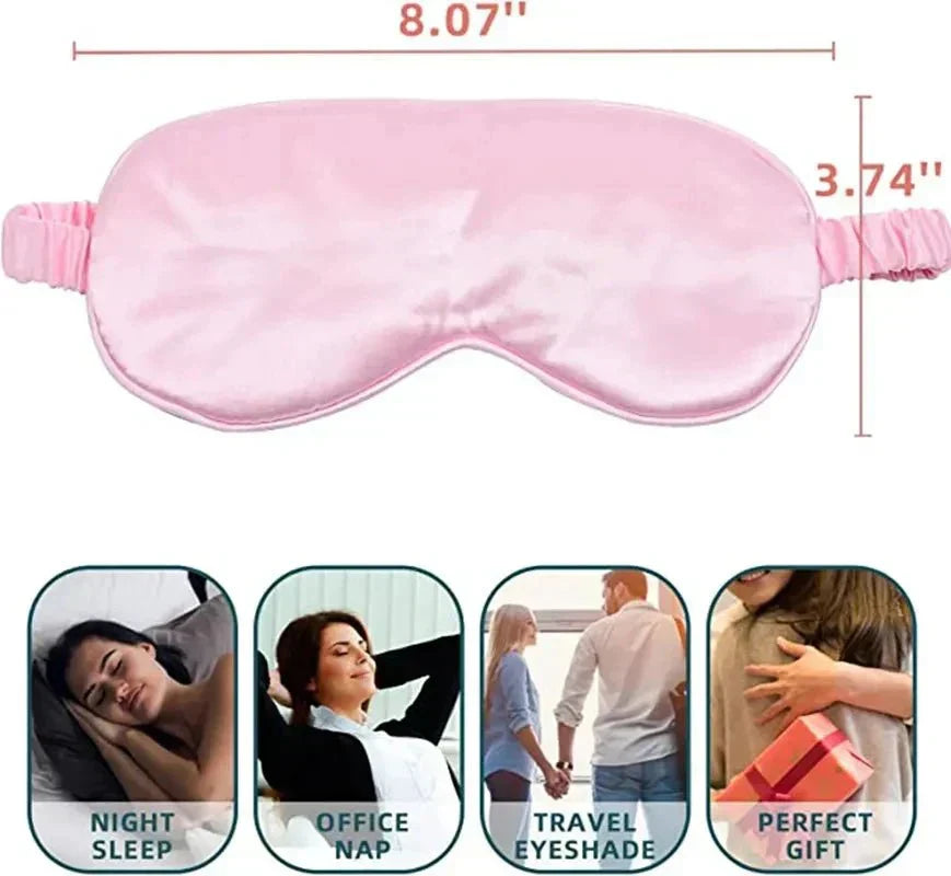 VelaSilk silkesovemaske — ergonomisk design, pustende passform, lett lysblokkering