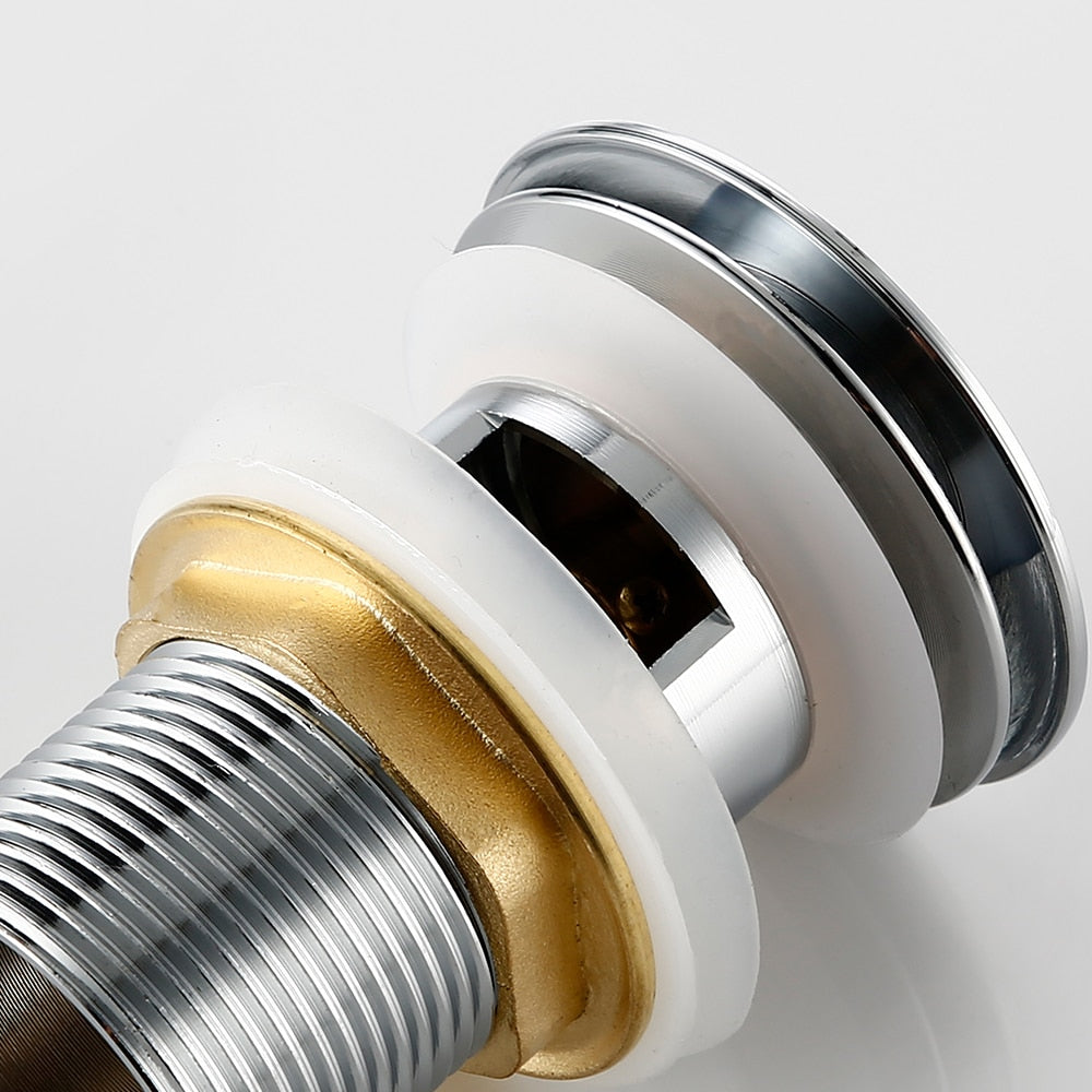 Vessel Sink Pop-Up Drain Assembly — Overflow & Non-Overflow