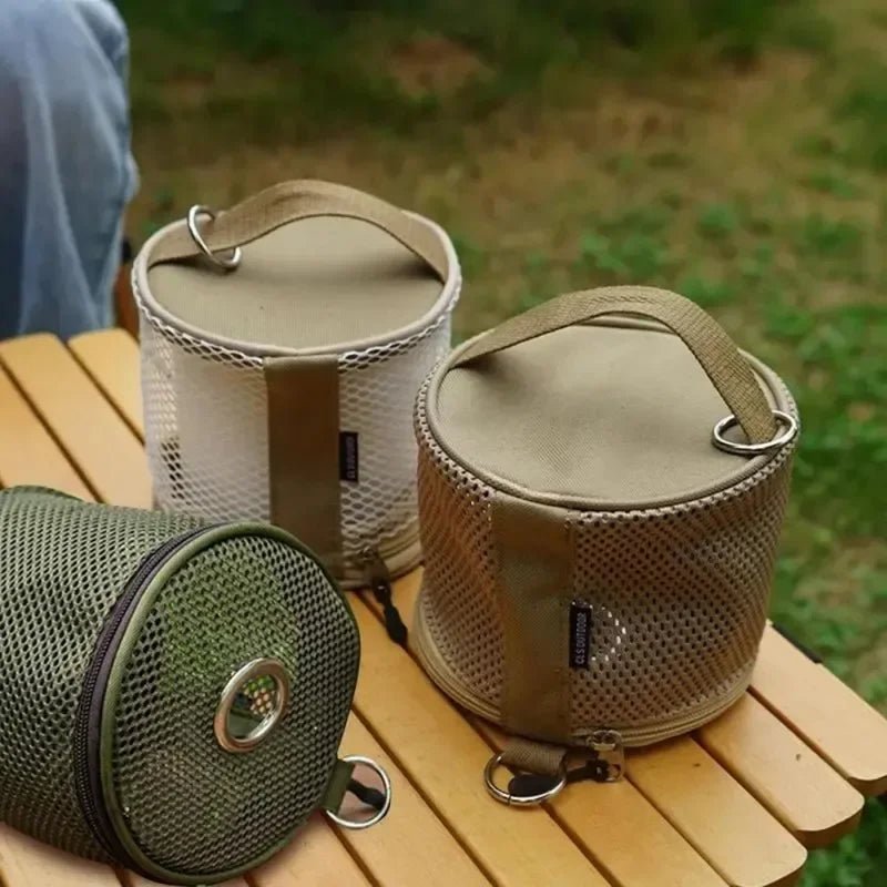 TrailGuard přenosný držák toaletního papíru na kempování — kompaktní hygienický design