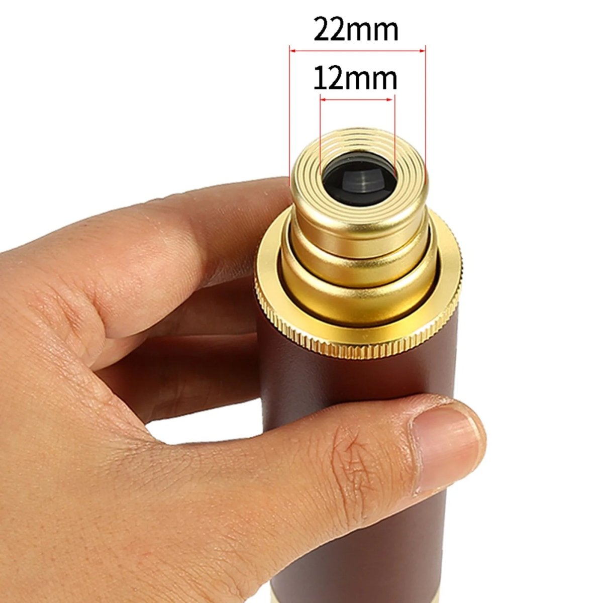 VistaPro compacte aluminiumreistelescoop — 25x vergroting, objectief van 30mm, groot gezichtsveld