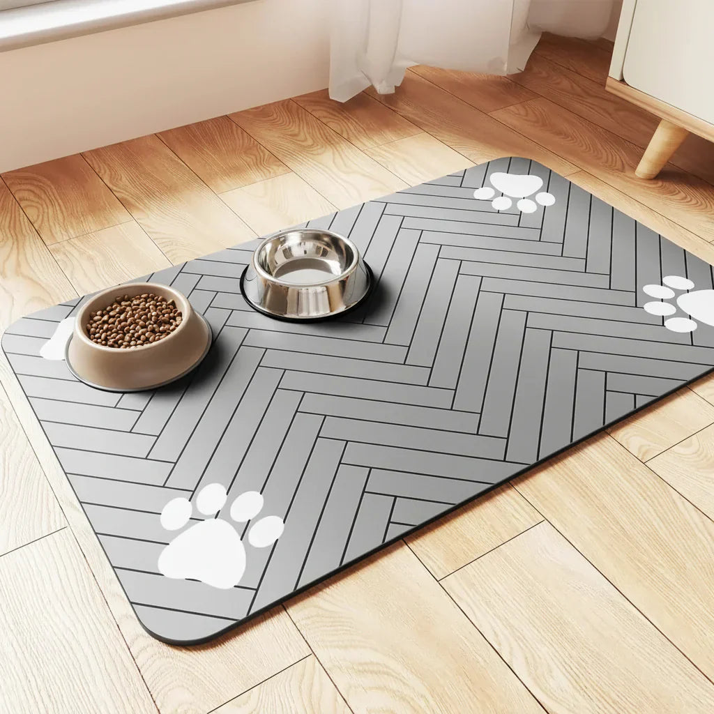 Absorbent Waterproof Feeding Mat with Anti-Slip Backing - Euroselle