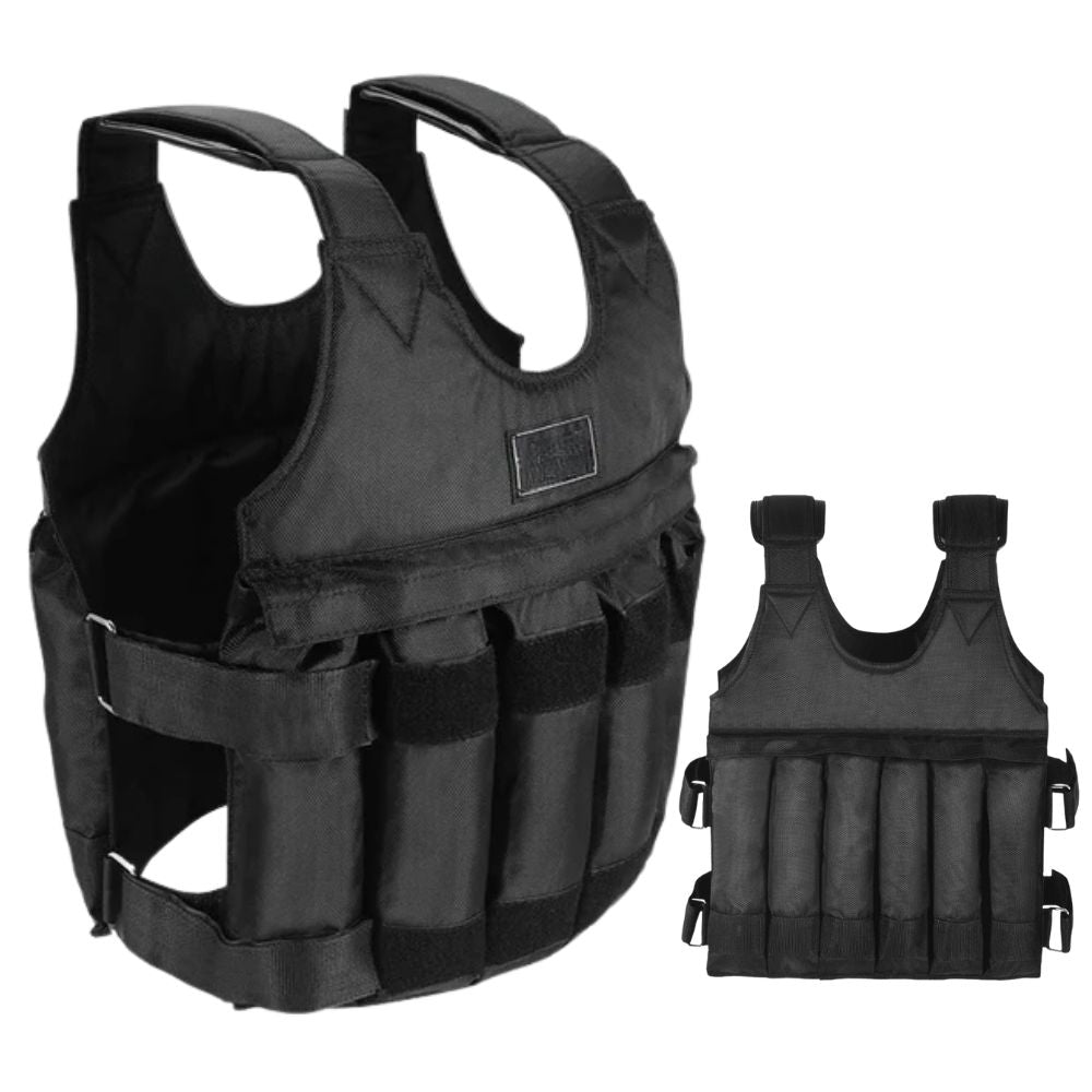 Gilet lesté ajustable de 110 lb pour un entraînement amélioré - Euroselle