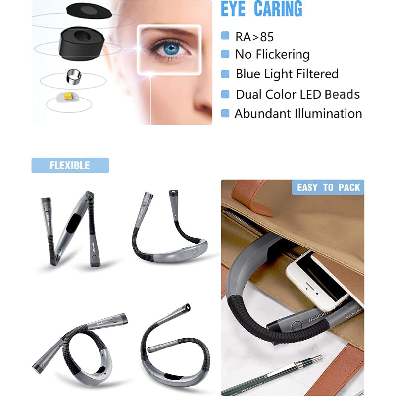 Adjustable Rechargeable Reading Lamp - Euroselle