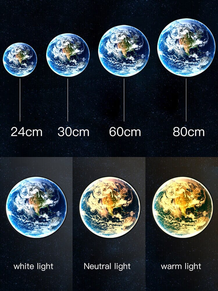 Die Earth LED-Wandleuchte