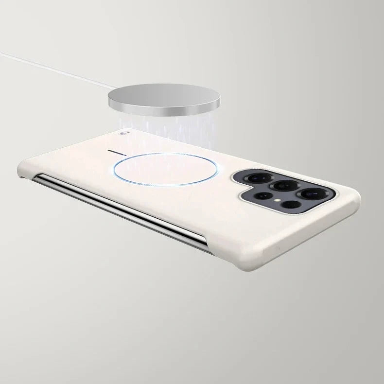 Pouzdro pro bezdrátové nabíjení Samsung Galaxy — velmi tenké, s magnetickým kroužkem