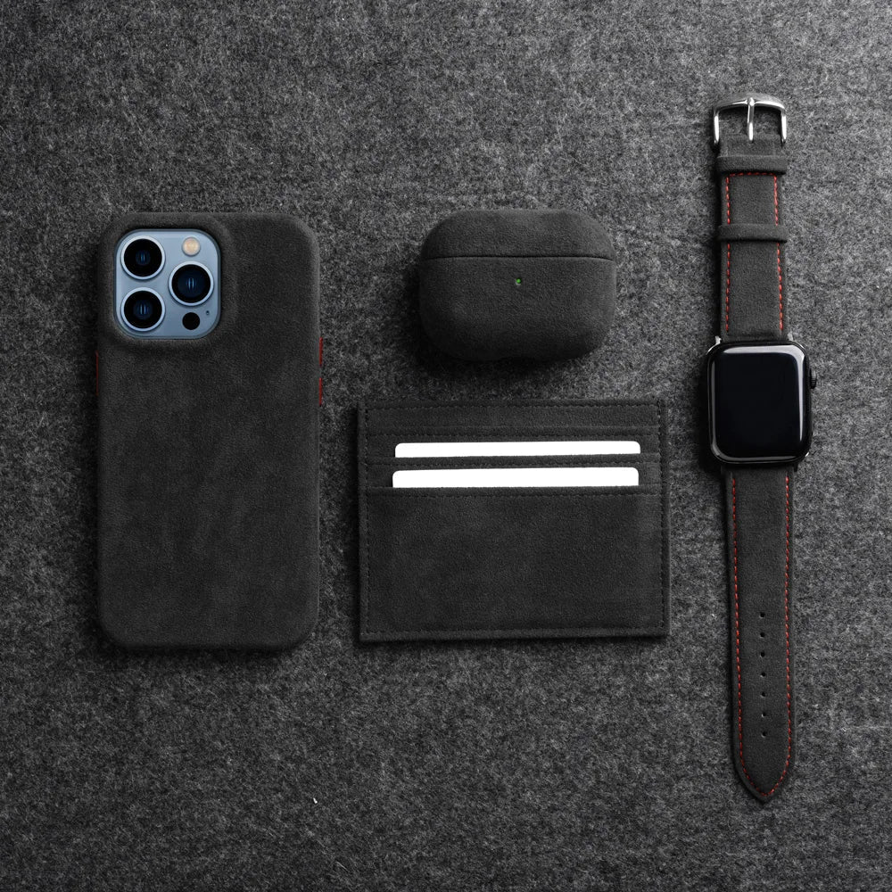 Pouzdro s příjemným měkkým povrchem pro AirPods Pro/Gen 3/4 — bezdrátové, odolné proti poškrábání