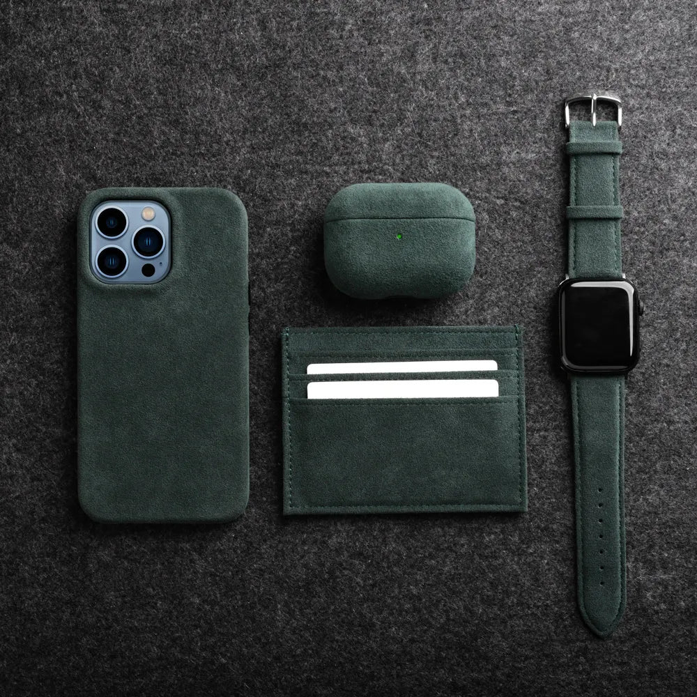 Pouzdro s příjemným měkkým povrchem pro AirPods Pro/Gen 3/4 — bezdrátové, odolné proti poškrábání