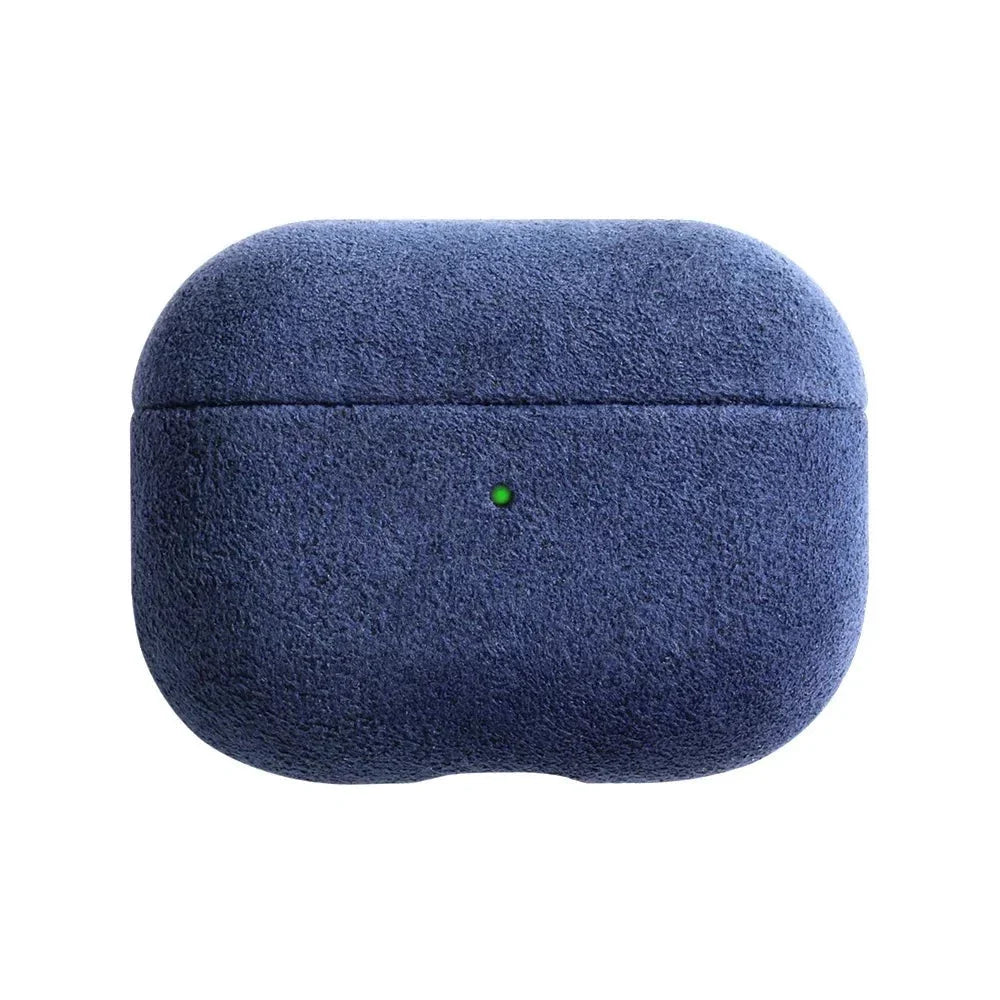Pouzdro s příjemným měkkým povrchem pro AirPods Pro/Gen 3/4 — bezdrátové, odolné proti poškrábání