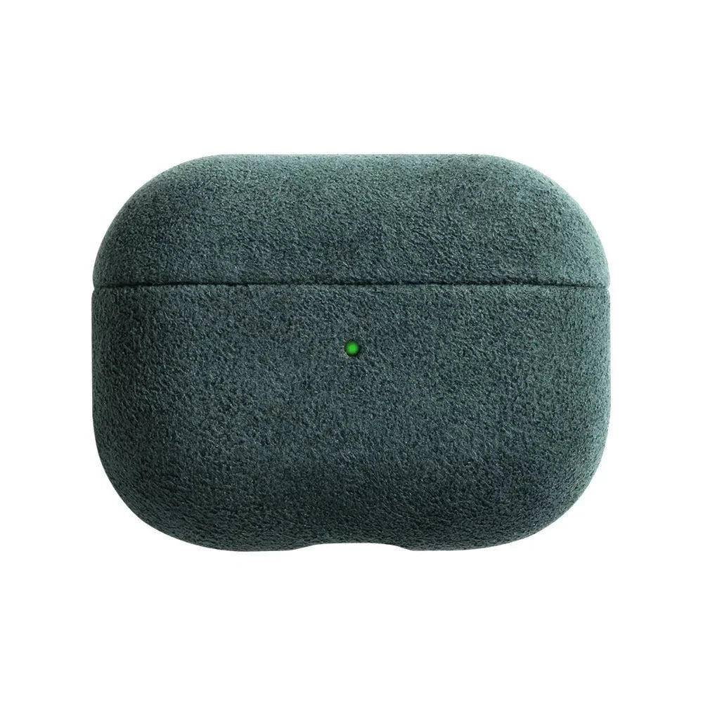 Pouzdro s příjemným měkkým povrchem pro AirPods Pro/Gen 3/4 — bezdrátové, odolné proti poškrábání