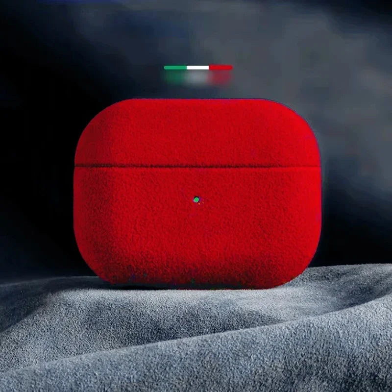 Pouzdro s příjemným měkkým povrchem pro AirPods Pro/Gen 3/4 — bezdrátové, odolné proti poškrábání