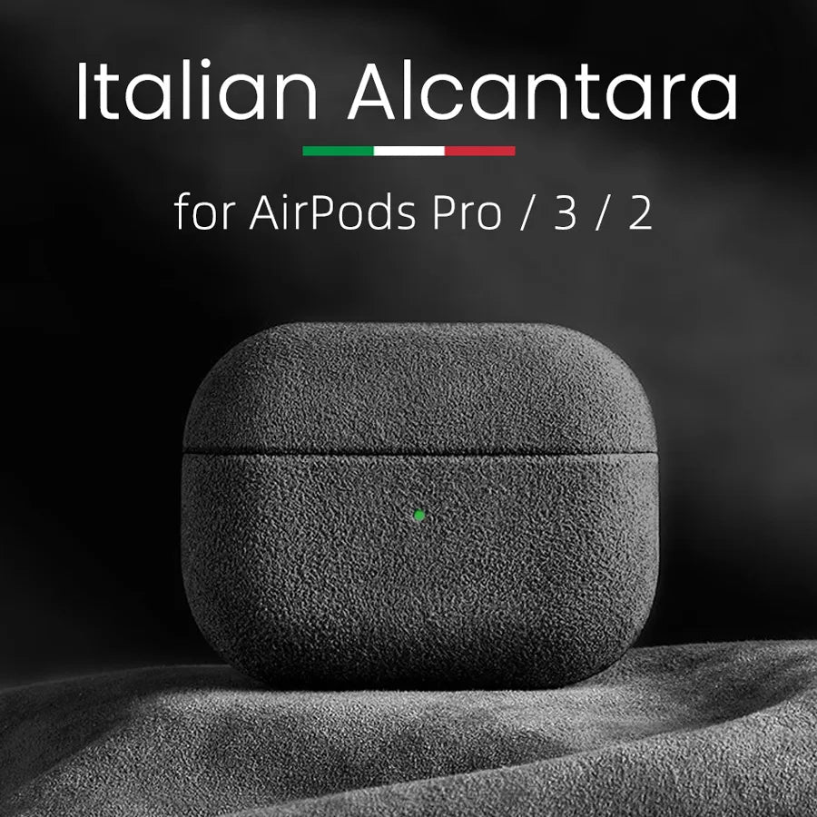 Pouzdro s příjemným měkkým povrchem pro AirPods Pro/Gen 3/4 — bezdrátové, odolné proti poškrábání