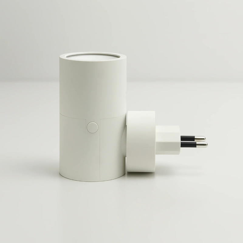 Plug-In LED Night Light — 10W Dimmable Warm White, Auto Sensor