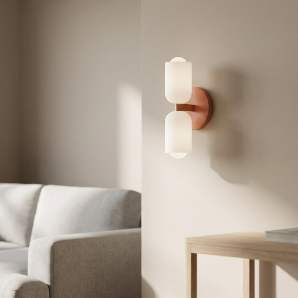Nordycka lampa ścienna LumenNova – dwukierunkowe oświetlenie w górę i w dół
