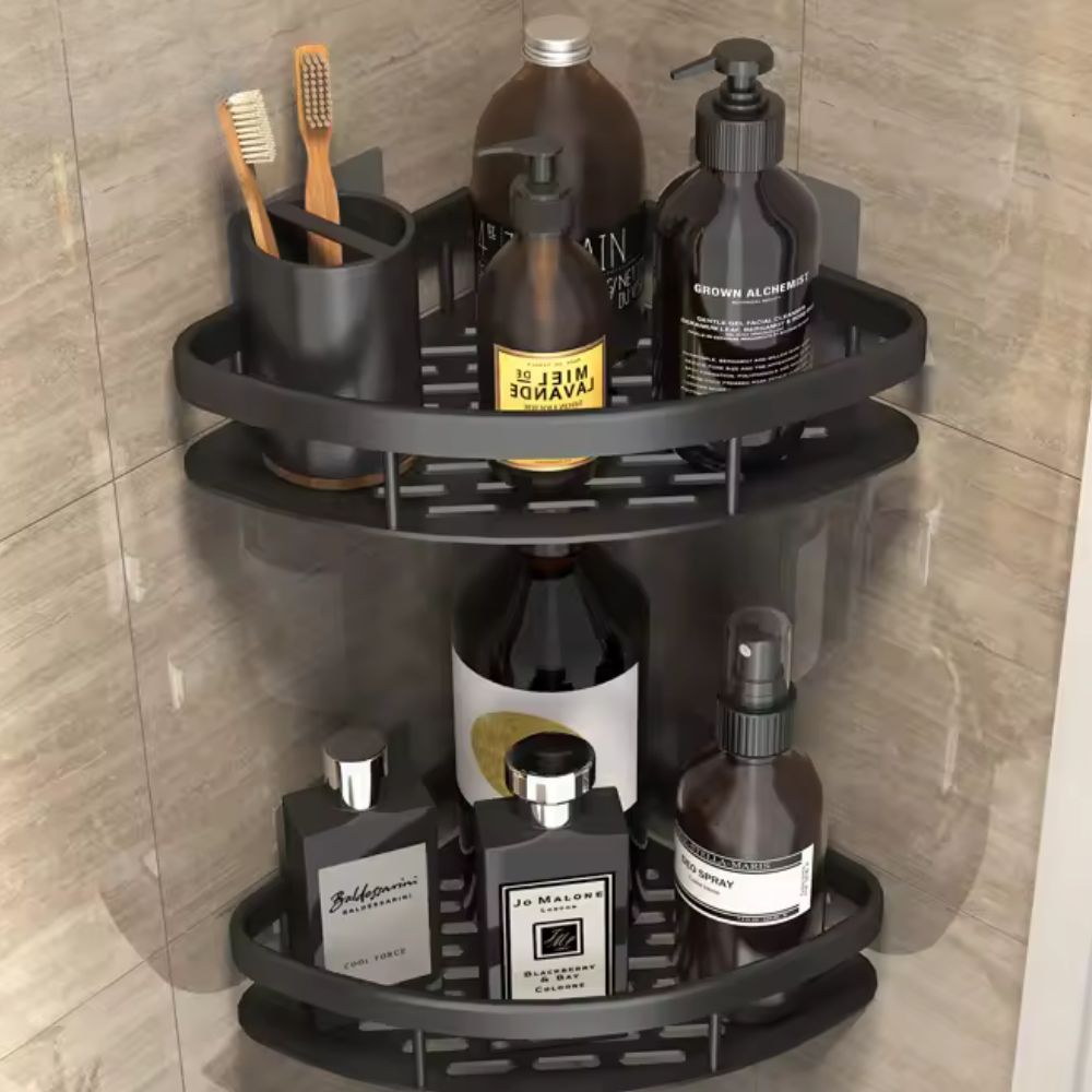 Modern Corner Storage for a Clutter-Free Shower - Euroselle
