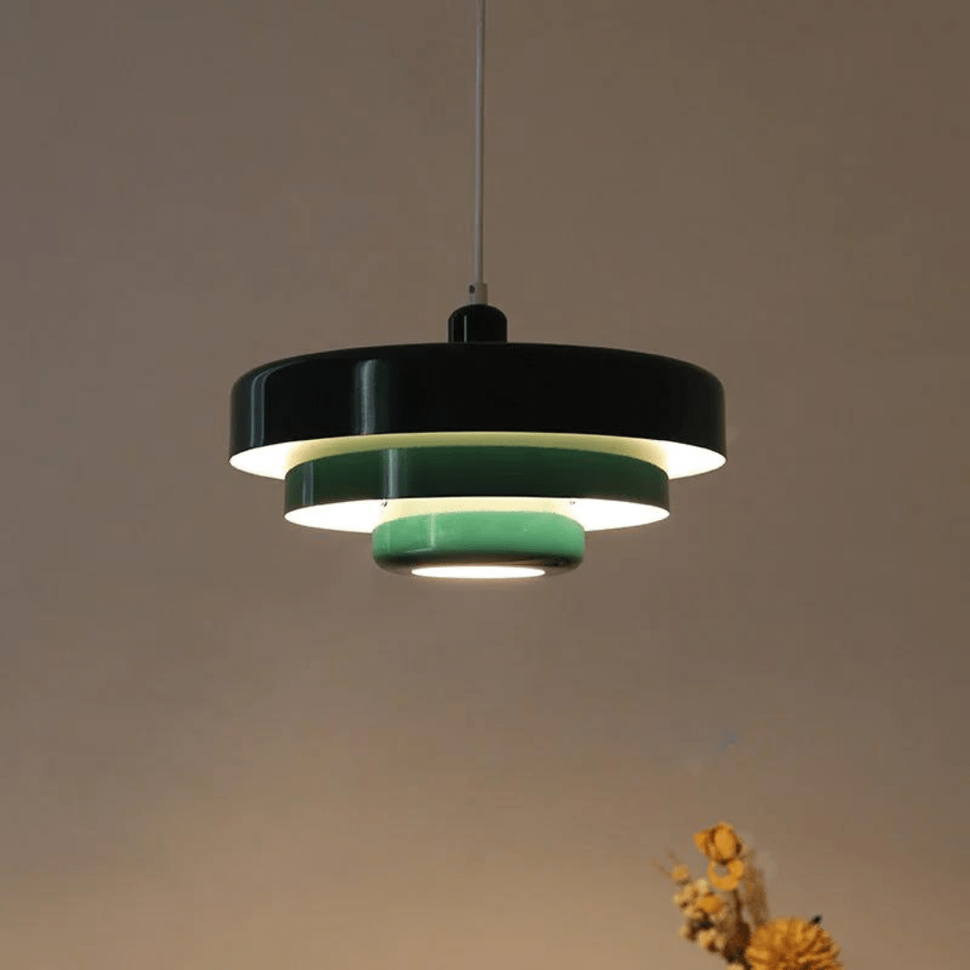 Minimalist Nordic macaron pendant light with matte metal finish designed for soft, cozy ambient lighting in modern interiors - Euroselle
