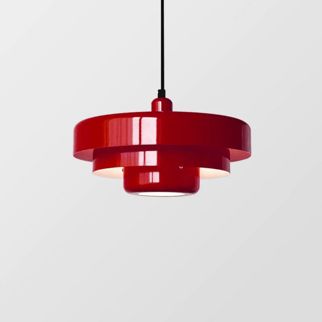 Minimalist Nordic macaron pendant light with matte metal finish designed for soft, cozy ambient lighting in modern interiors - Euroselle