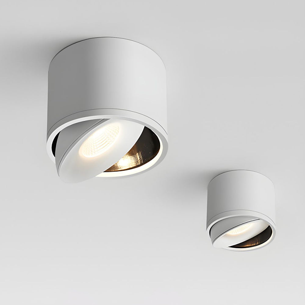 Aluminum LED Ceiling Light, 30° Adjustable Tilt, 7W–12W Options | Euroselle